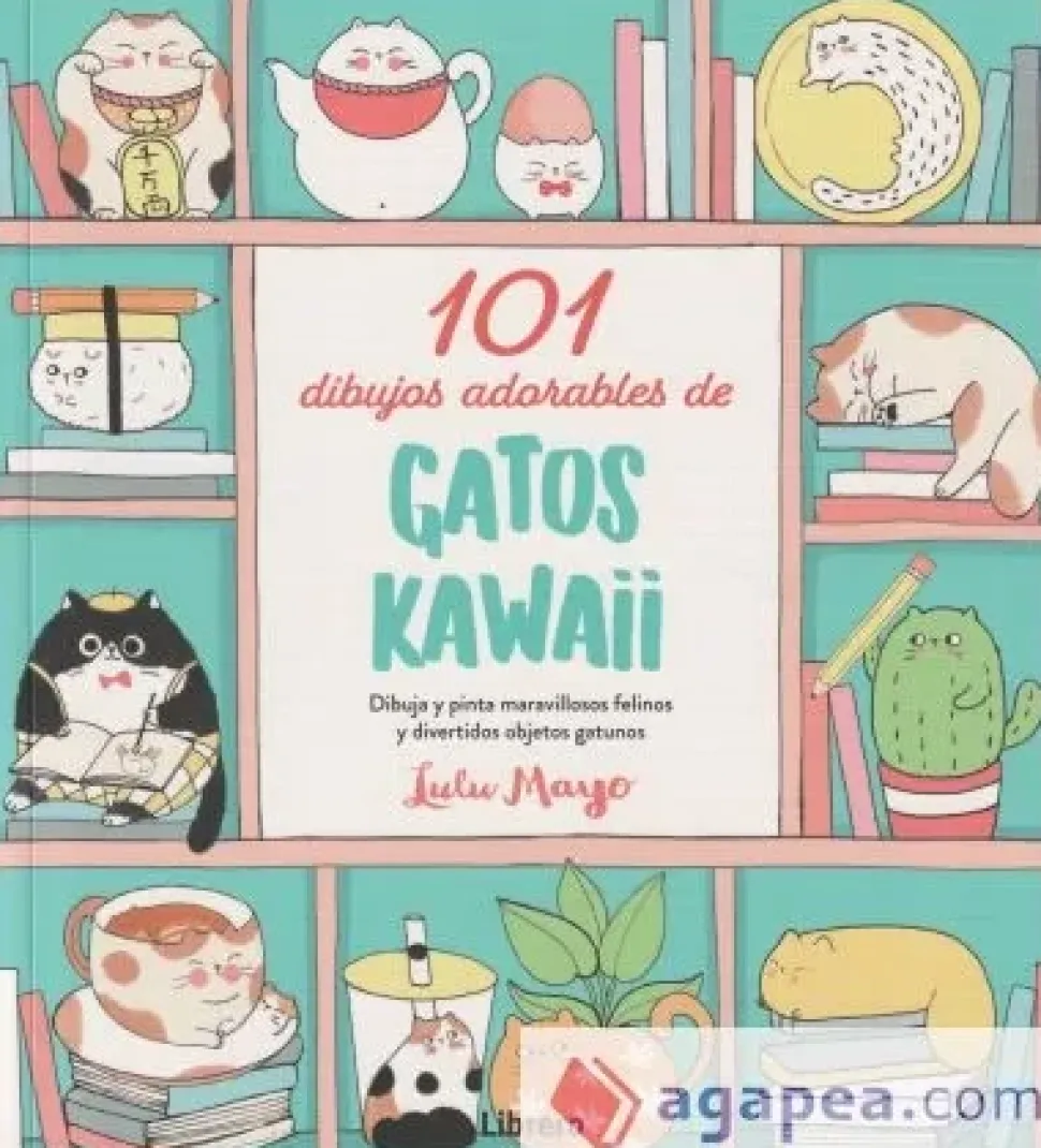 101 dibujos adorables de gatos kawaii