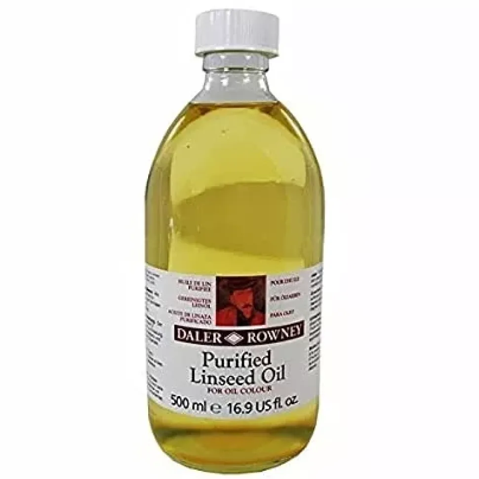 Aceite de lino purificado Daler-Rowney 500ml