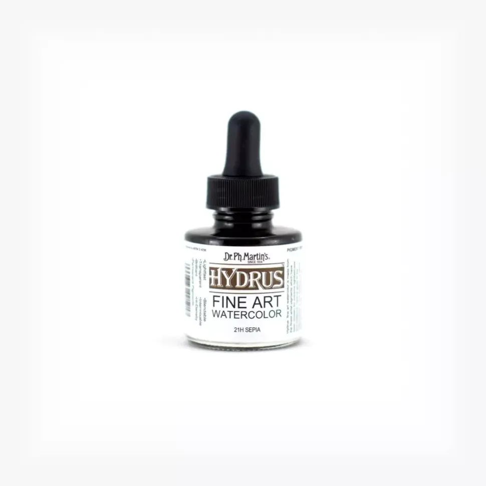Acuarela Hydrus Fine Art 1.0 Oz Sepia Dr. Ph. Martin's