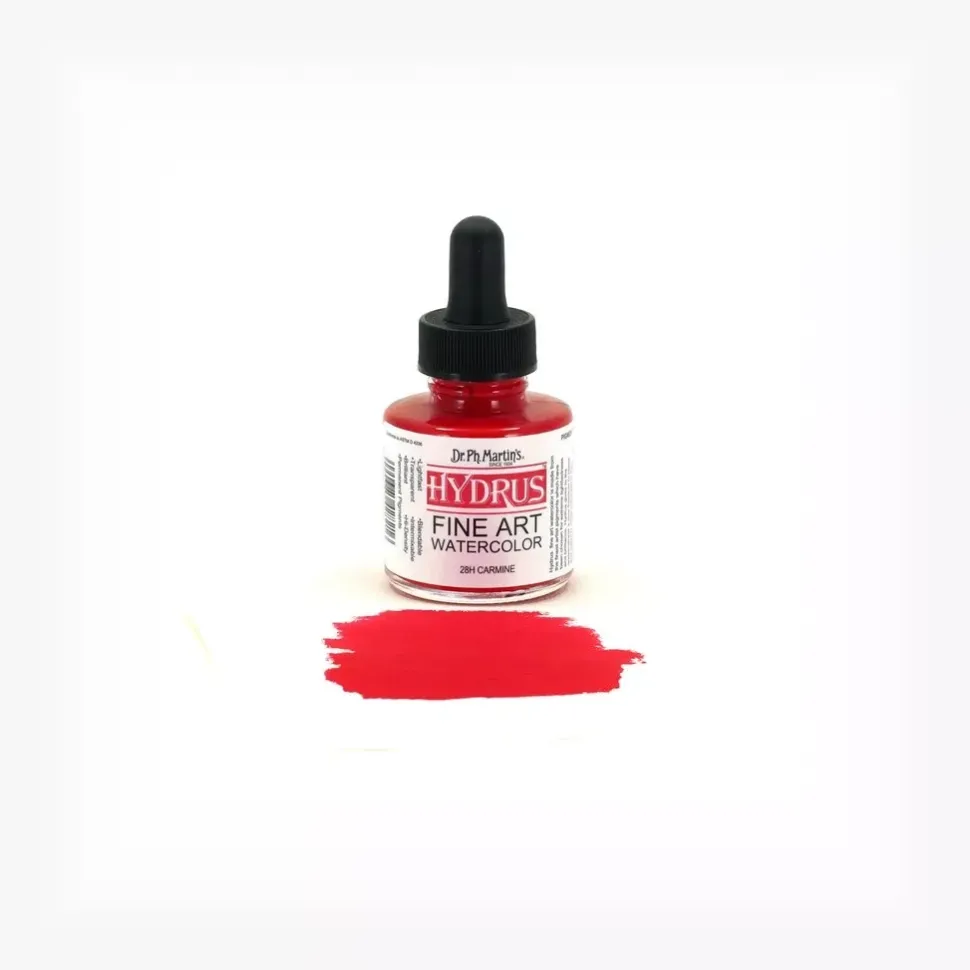 Acuarela Hydrus Fine Art 1.0 Oz Carmine Dr. Ph. Martin's