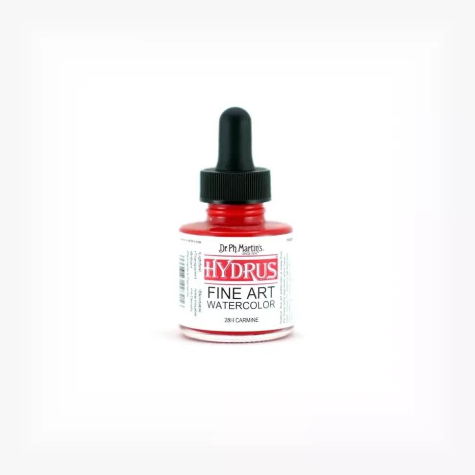 Acuarela Hydrus Fine Art 1.0 Oz Carmine Dr. Ph. Martin's