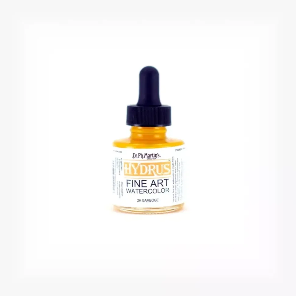 Acuarela Hydrus Fine Art 1.0 Oz Gamboge Dr. Ph. Martin's