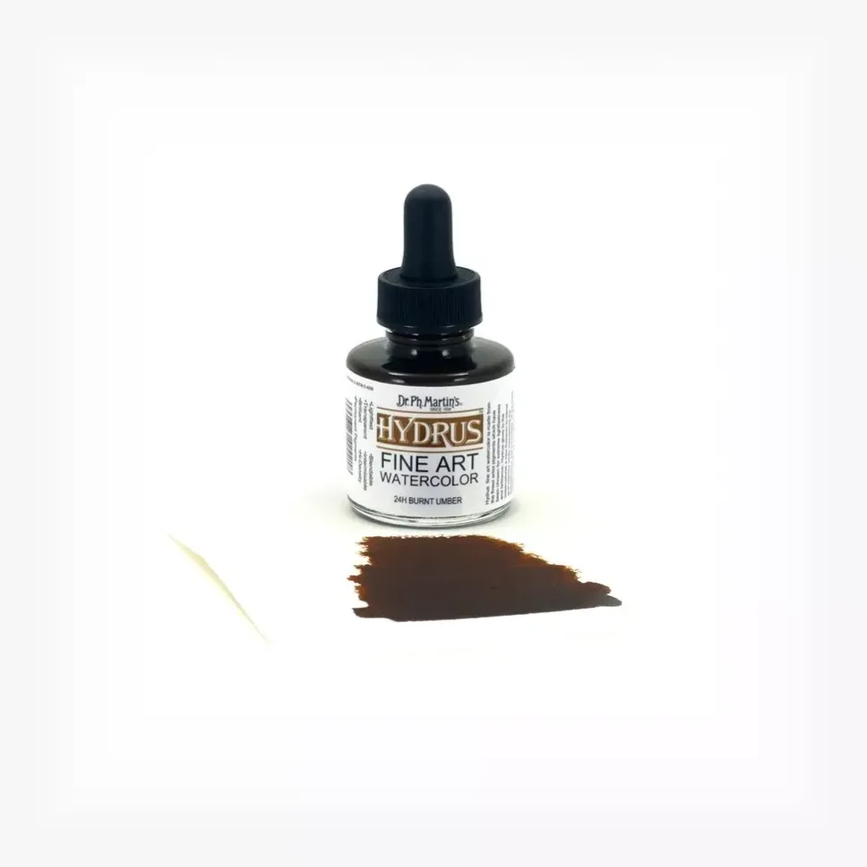 Acuarela Hydrus Fine Art 1.0 Oz Burnt Umber Dr. Ph. Martin's