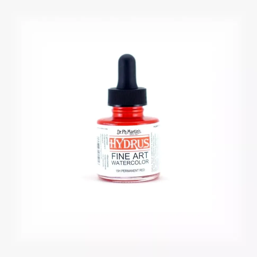 Acuarela Hydrus Fine Art 1.0 Oz Permanent Red Dr. Ph. Martin's