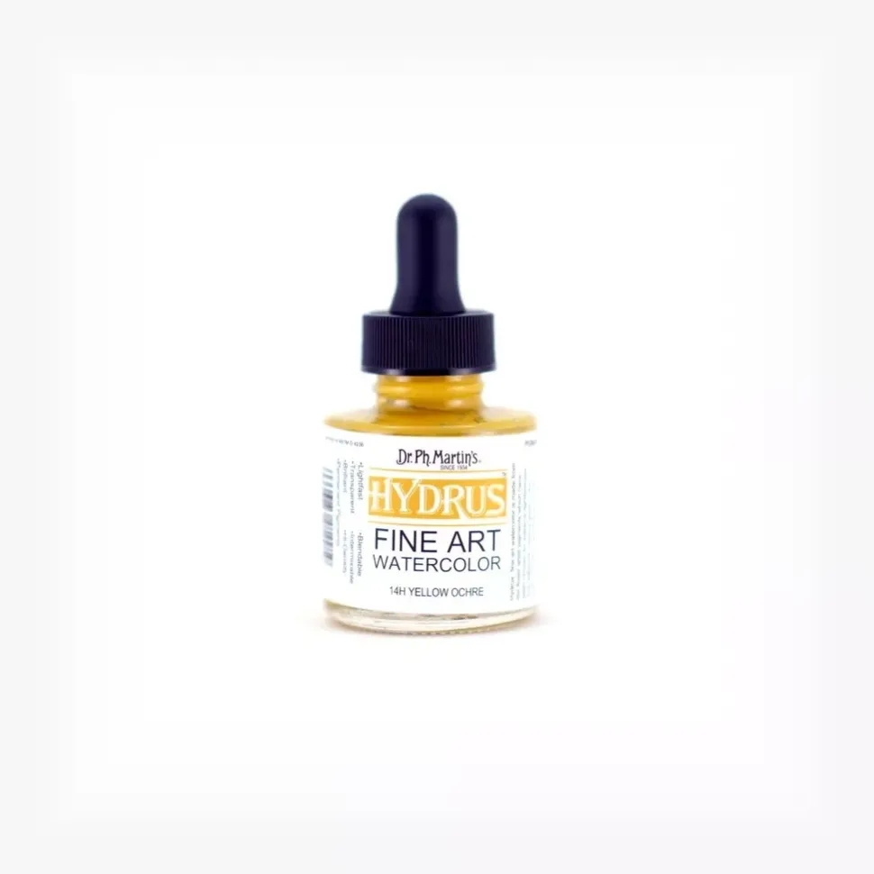 Acuarela Hydrus Fine Art 1.0 Oz Yellow Ochre Dr. Ph. Martin's