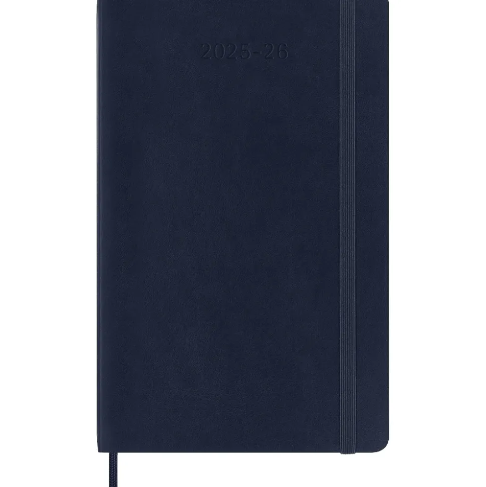 Agenda Classic 2025/2026 semanal azul zafiro tapa dura Moleskine 13x21cm