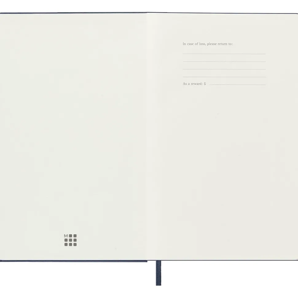 Agenda Classic 2025/2026 semanal azul zafiro tapa dura Moleskine 13x21cm