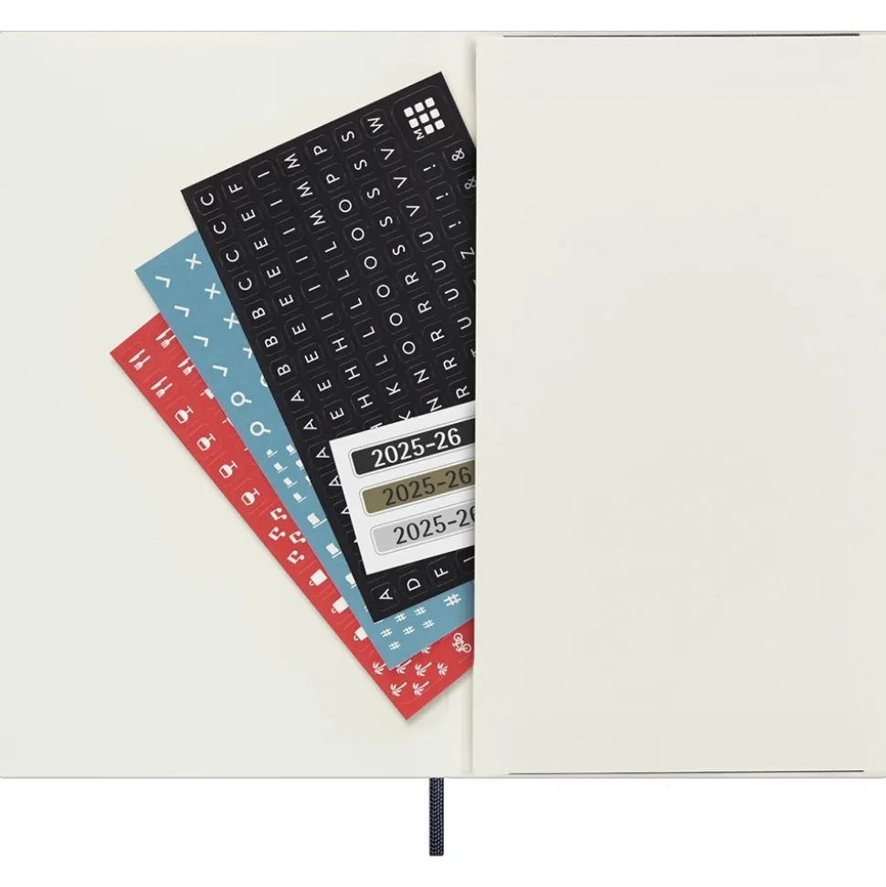 Agenda Classic 2025/2026 semanal azul zafiro tapa dura Moleskine 13x21cm