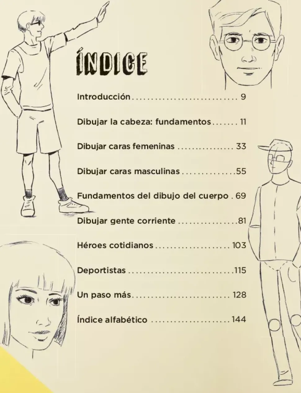 Aprende a dibujar personas técnicas sencillas para dibujar la cabeza y el cuerpo