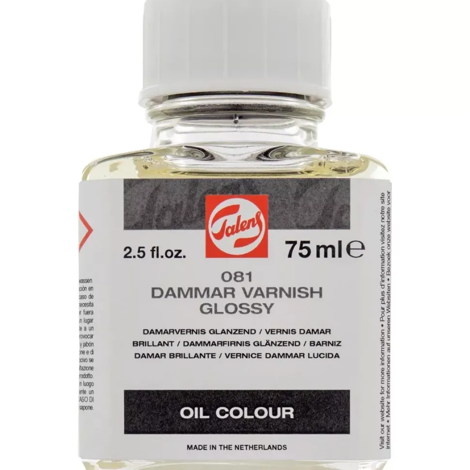 Barniz Damar brillante para óleo 081 Talens 75ml