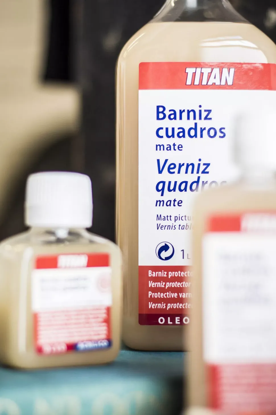 Barniz de cuadros mate Titan