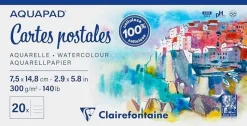 Bloc Acuarela Clairefontaine 7x15cm