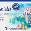 Bloc Acuarela Clairefontaine 10x21cm