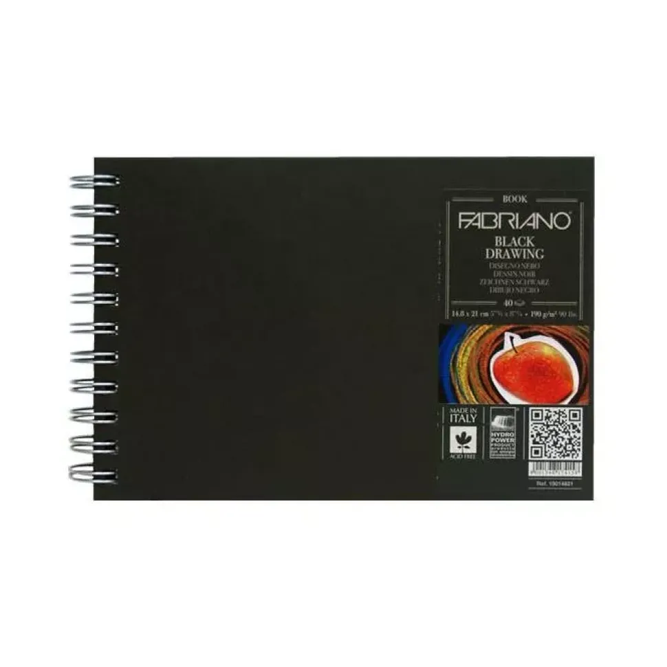 Bloc Black Drawing Fabriano