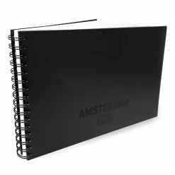 Bloc con anillas de dibujo acrílico A4 Amsterdam