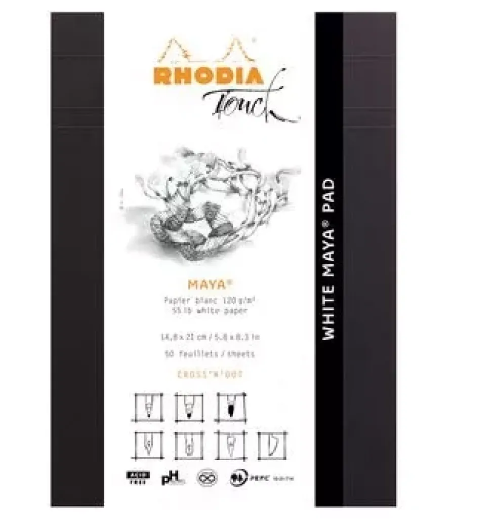 Bloc Cross and dot Maya Pad Rhodia A5