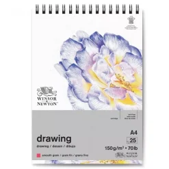 Bloc de Dibujo Grano Fino Winsor and Newton A4 150g/m²