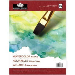 Bloc de Papel de Acuarela Essentials Royal & Langnickel 23x30cm