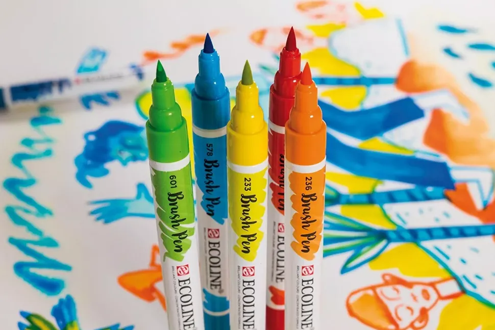 Bloc de papel para Ecoline imprimible