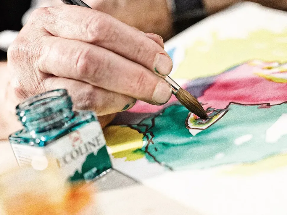 Bloc de papel para Ecoline imprimible