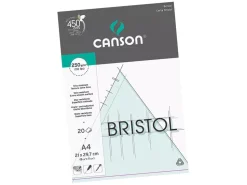 Bloc Illustration Bristol Encolado 1 Lado Extra Liso Canson 250g/m²