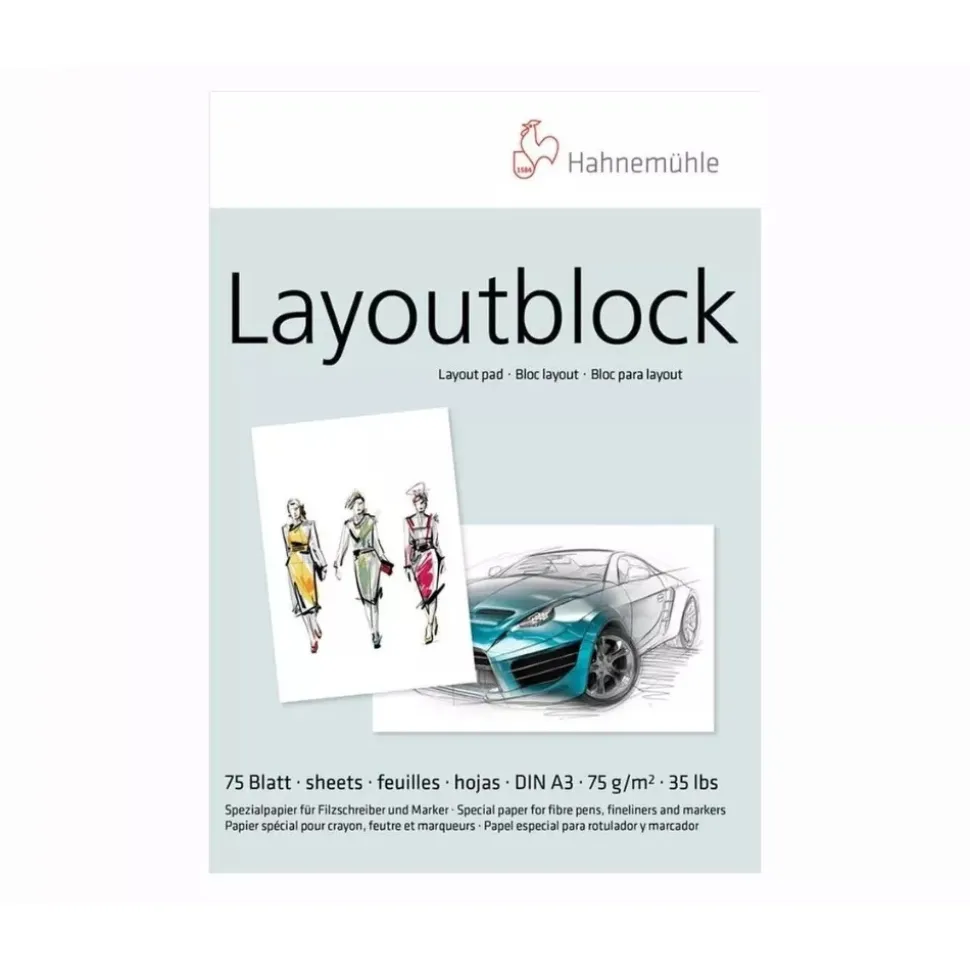 Bloc liso de diseño Hahnemühle 75gr/m2