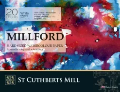 Bloc Millford Encolado a 4 Lados Grano Fino St Cuthberts Mill 31x23cm