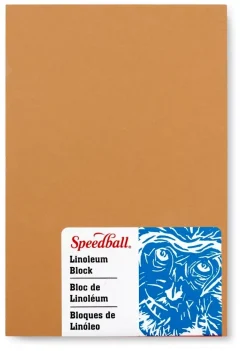 Bloque de linóleo Smoky Tan Speedball 10x15cm