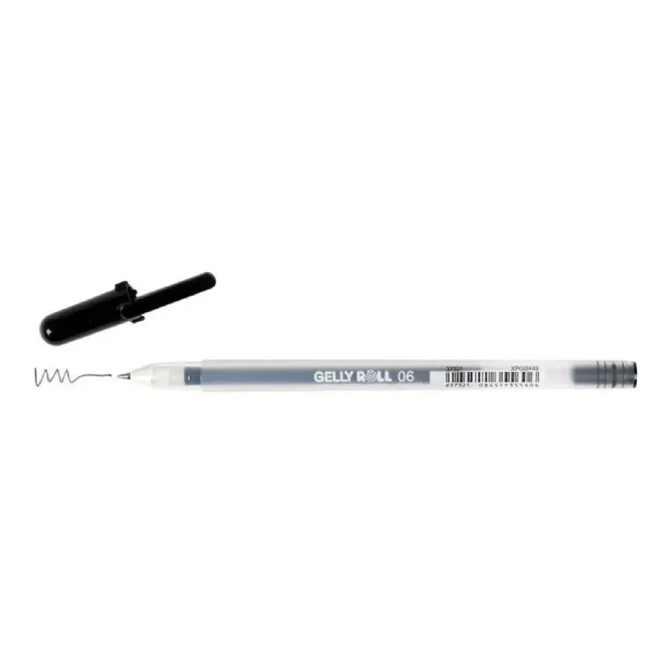 Bolígrafo de gel Gelly Roll 06 negro Sakura