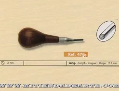 Buril especial para grabado mango de madera GR-047G