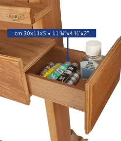 Caballete Estudio Mabef 02 doble barra manivela