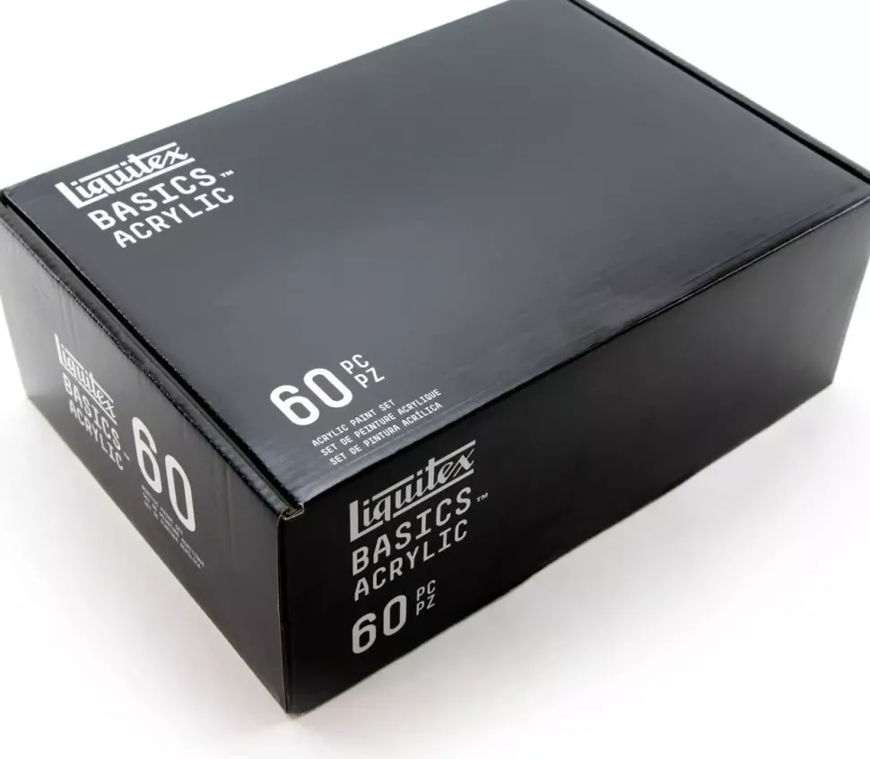 Caja 60 acrílicos Basics Liquitex 22ml