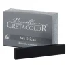Caja 6 barras de Nero extra blando XL Cretacolor