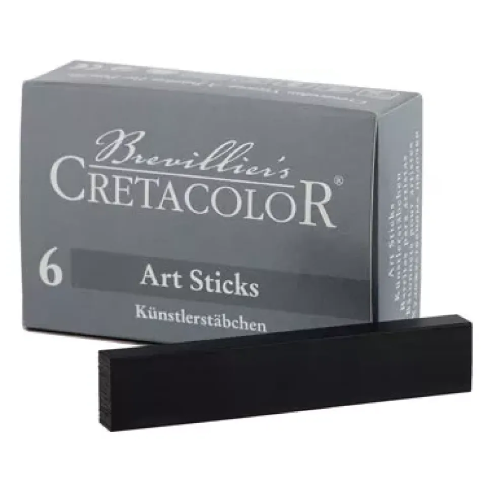Caja 6 barras de Nero extra blando XL Cretacolor