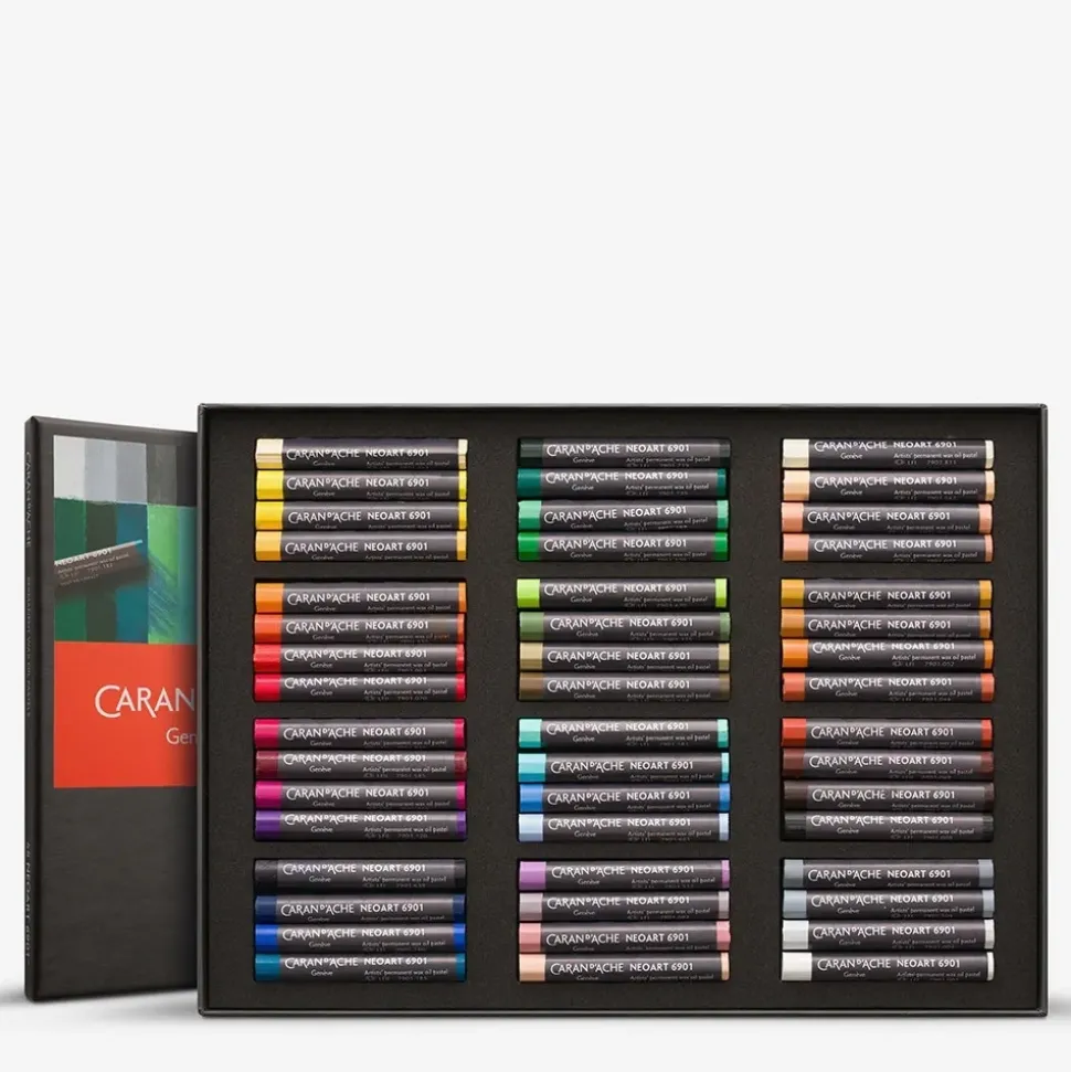 Caja 48 barras Pastel Neoart 6901 Caran d'Ache