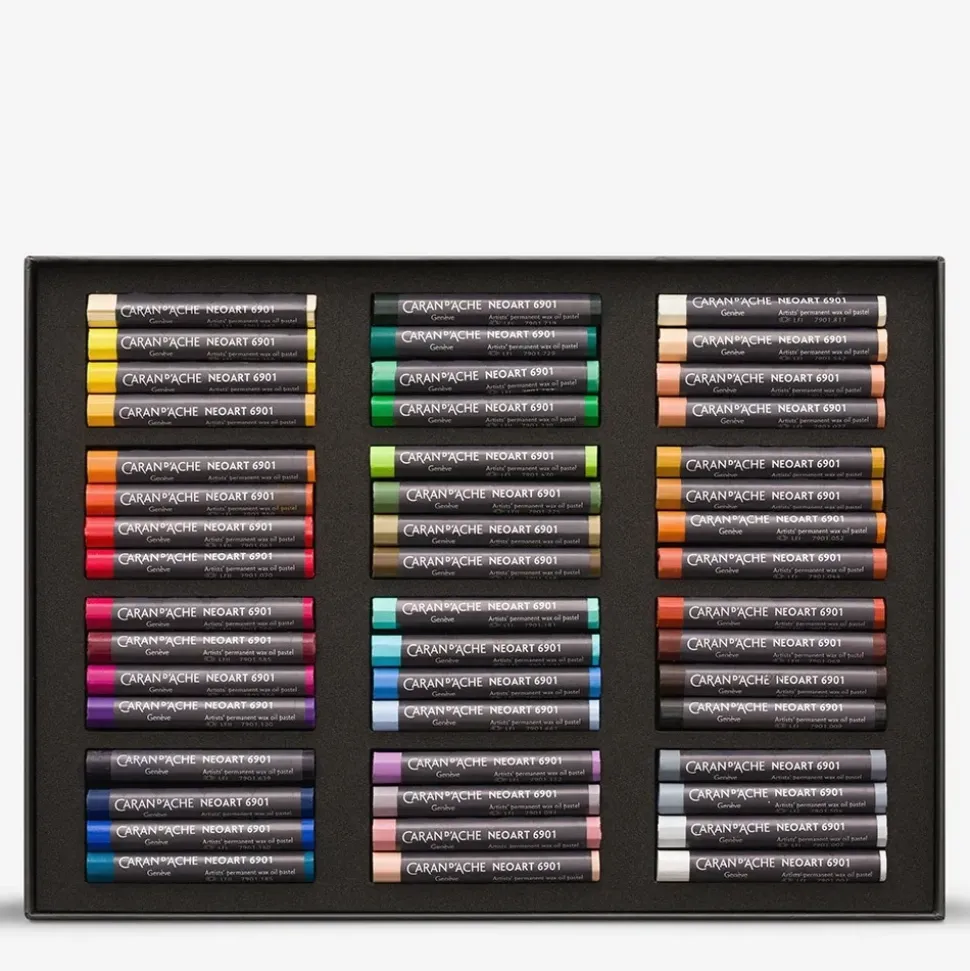 Caja 48 barras Pastel Neoart 6901 Caran d'Ache