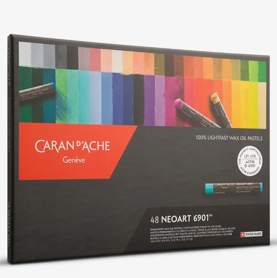 Caja 48 barras Pastel Neoart 6901 Caran d'Ache
