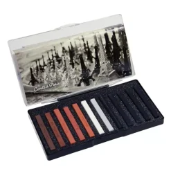 Caja 12 carrés esbozo Surtido Conté à Paris