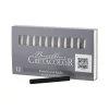 Caja 12 cretas negro intenso Carré Cretacolor