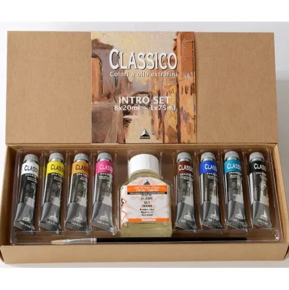 Caja 8 Óleos Extrafinos Classico Maimeri 20ml