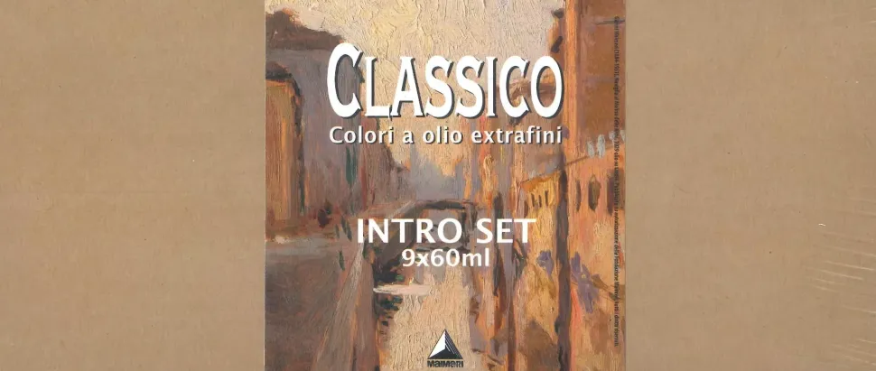 Caja 9 Óleos Extrafinos Classico Maimeri 60ml