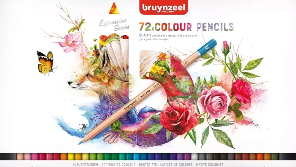 Caja 72 Lápices de colores Bruynzeel