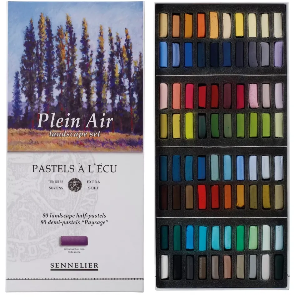 Caja 80 Medios Pasteles Paisaje Plein Air Sennelier