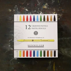 Caja 12 minas lápiz pastel surtidos Sennelier