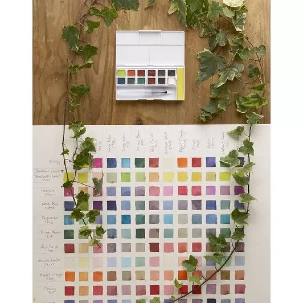 Caja de 12 acuarelas Inktense 2 Derwent