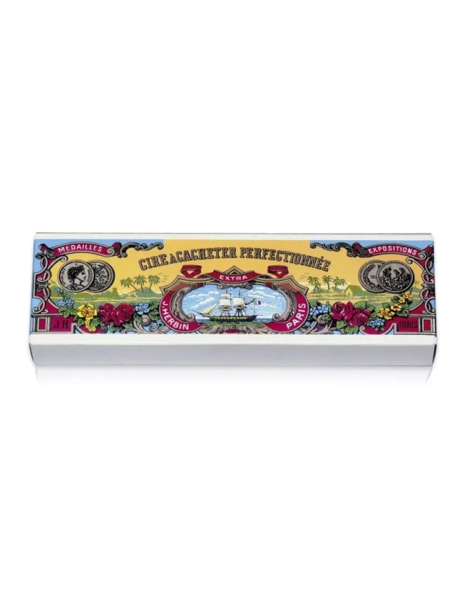 Caja de 10 lacres oro tradicional Herbin