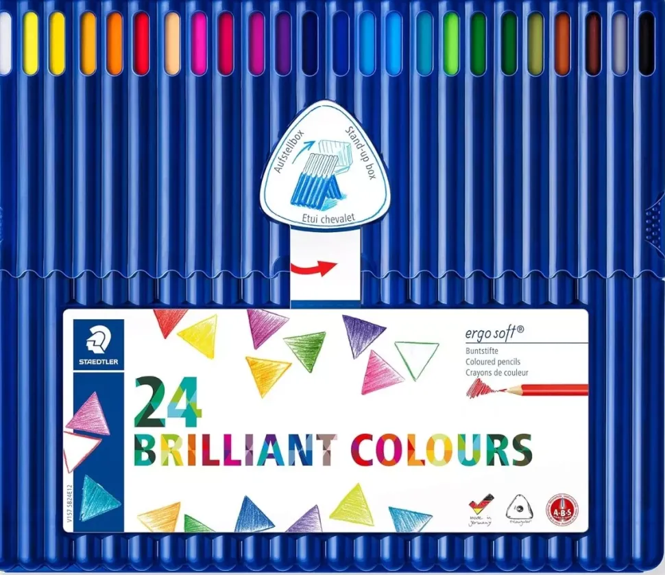 Caja de 24 lápices de colores Ergo Soft Staedtler