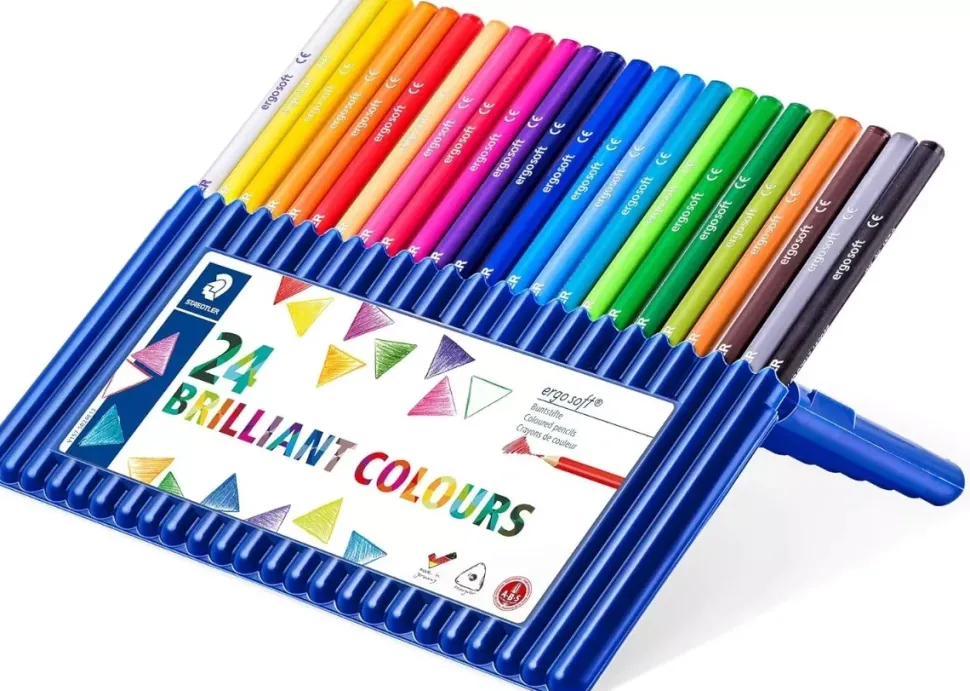 Caja de 24 lápices de colores Ergo Soft Staedtler