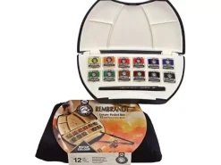 Caja de acuarela 12 pastillas Rembrandt , pocket box 05HP8612