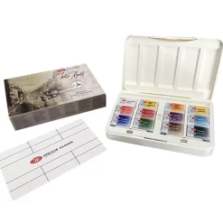Caja de acuarelas 12 godets White Nights